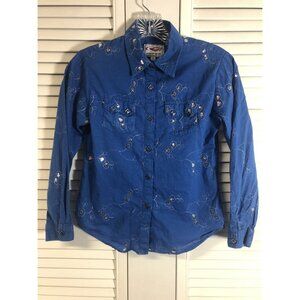 Roper Size 10-12 Button Up Western Shirt
